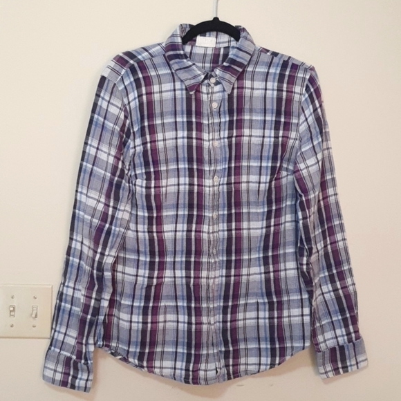 shirt x CP Shades Multicolor Romy Plaid Flannel - Picture 1 of 10